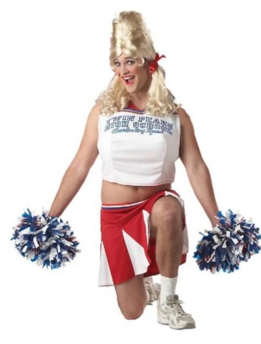 California Costume Adult Varsity Cheerleader Twin Peaks High School Cheer Squad
